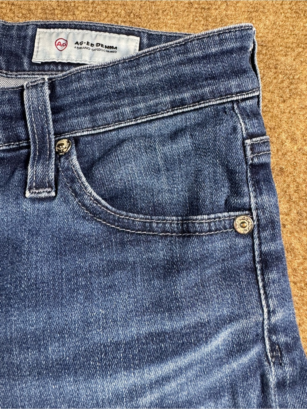 AG The Farrah Skinny Ankle High Rise Jeans 25 Regular - Picture 16 of 16